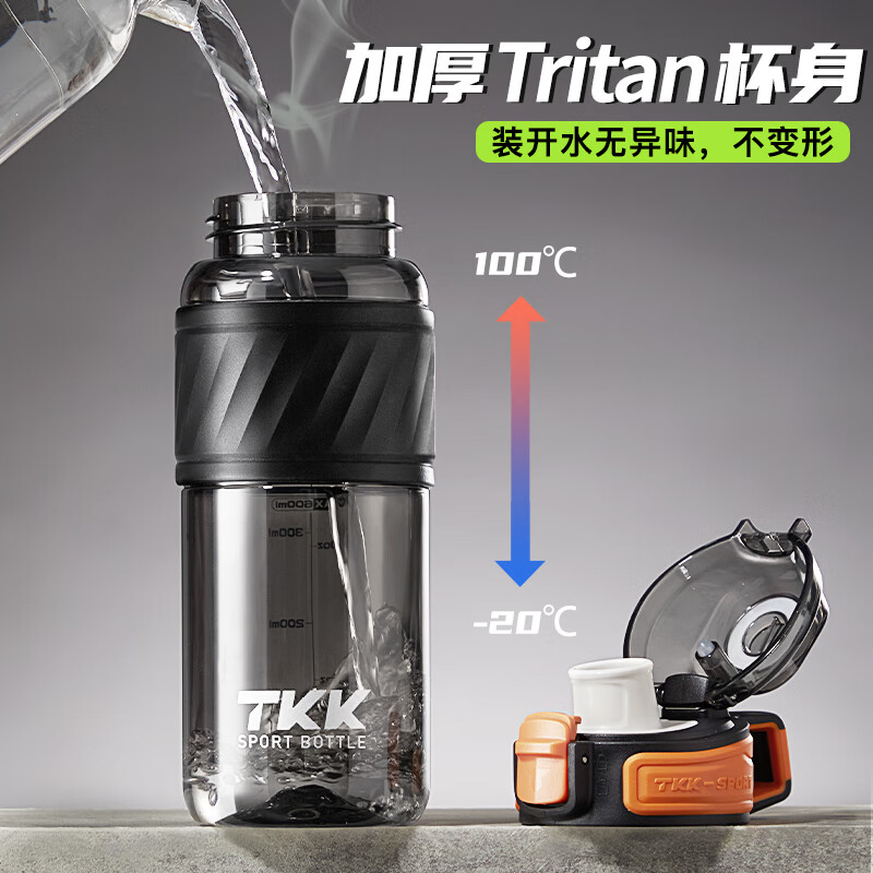 TKK儿童水杯小学生上学专用男孩夏季直饮用水壶耐高温tritan运动杯子高清大图