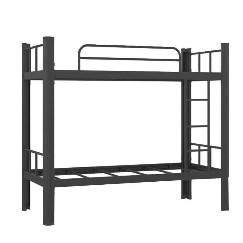 湘渭铁架床钢木床宿舍床黑色加厚型2000X1200含床板