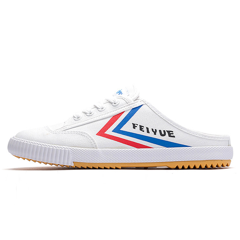 FEIYUE/飞跃帆布半拖鞋无后跟懒人新品布鞋男女款休闲鞋506