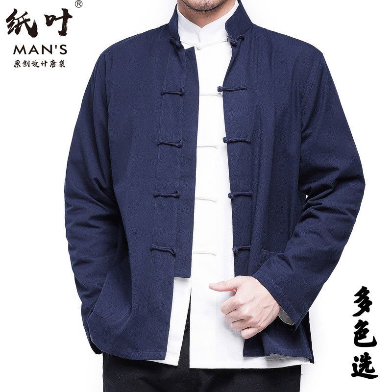 男士>图书其它>经典白色190(xxxxl加肥)中国风唐装男青年汉服男长衫