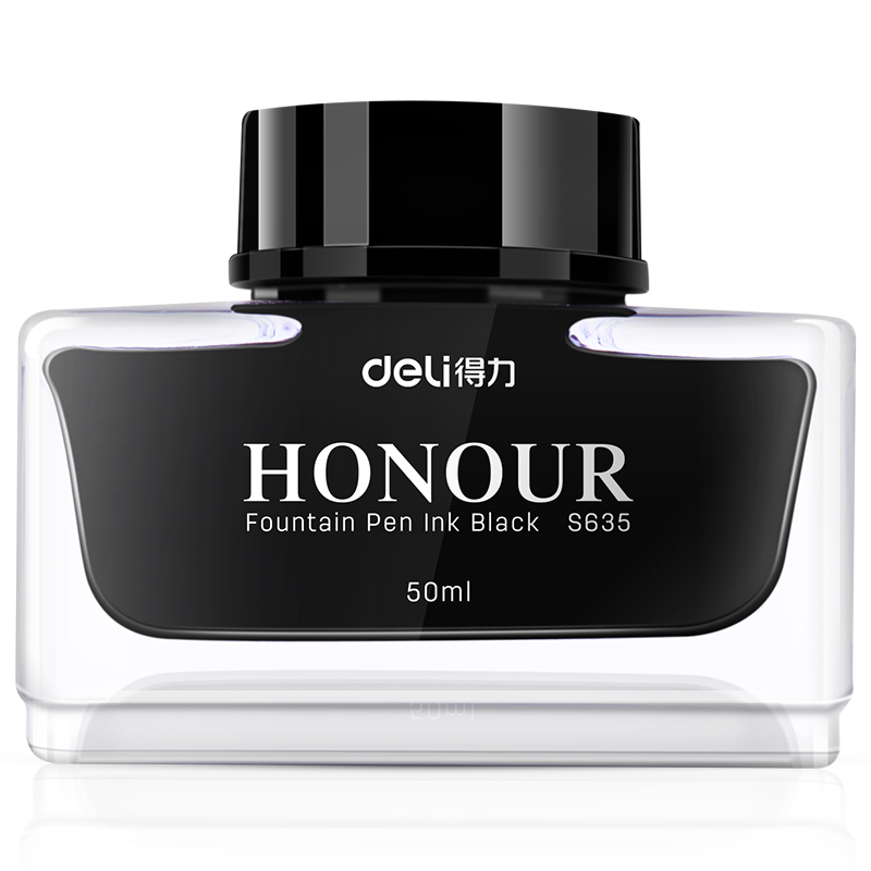 得力S635瓶装墨水(黑) 50ml（单位：件）