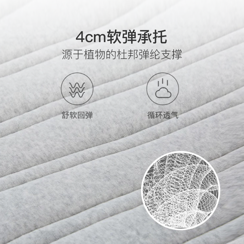 网易严选四季多用床褥双面1.8米加厚床垫家用爬行垫学生宿舍软垫