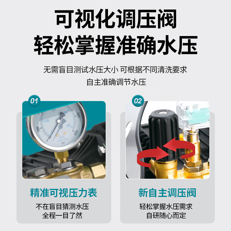 亚伯兰(abram)YD60-22E工业用高压清洗机除锈除油漆喷砂冲洗地面高压水枪 600bar 26KW 22L高清大图
