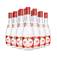 [官方正品]山西汾酒杏花村酒 42度红盖玻汾475mL*12瓶低度酒