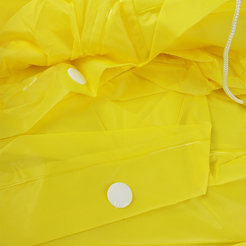 鸽护 加厚非一次性雨衣 黄色宽口加厚款140g 件高清大图