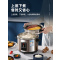 三角牌电饭煲304不锈钢老式小型家用1-2-3-4人官方正品多功能普通电饭锅 加厚6L
