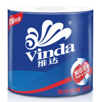 维达蓝色经典128克3层卷纸V4146