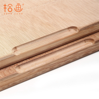 拾画 整竹砧板套装背面凹槽设计竹案板切菜板2件套(40*28*1.8cm+34*24*1.5cm)送砧板架SZ-6175