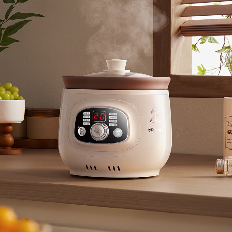 小熊(bear) 紫砂煲电砂锅BB煮粥煲粥电炖锅 DDG-D20T5高清大图