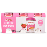 香飘飘奶茶 草莓味奶茶 便携式三连杯80g*3杯 休闲冲饮品 冲泡奶茶粉