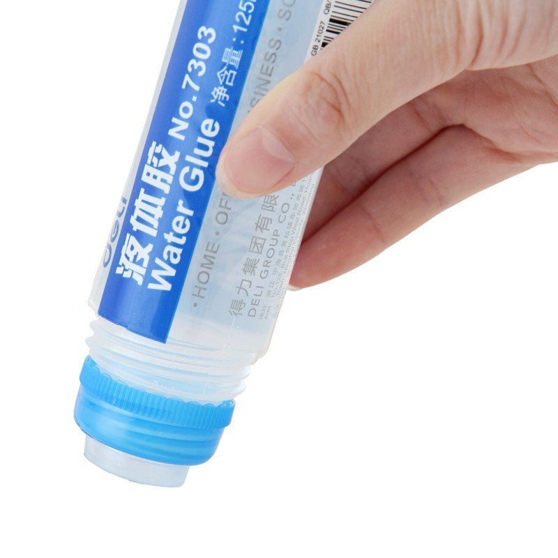 得力 7303 胶水 125ml （12瓶/盒）（1瓶价格）