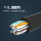 绿联 RJ45网线延长线 六类cat6类网线网口接头延长器 千兆网络宽带接口连接线 纯铜双绞线 3米 11282