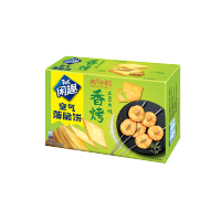 亿滋 闲趣空气薄脆饼香烤土豆片味300g烧烤夜宵下午茶
