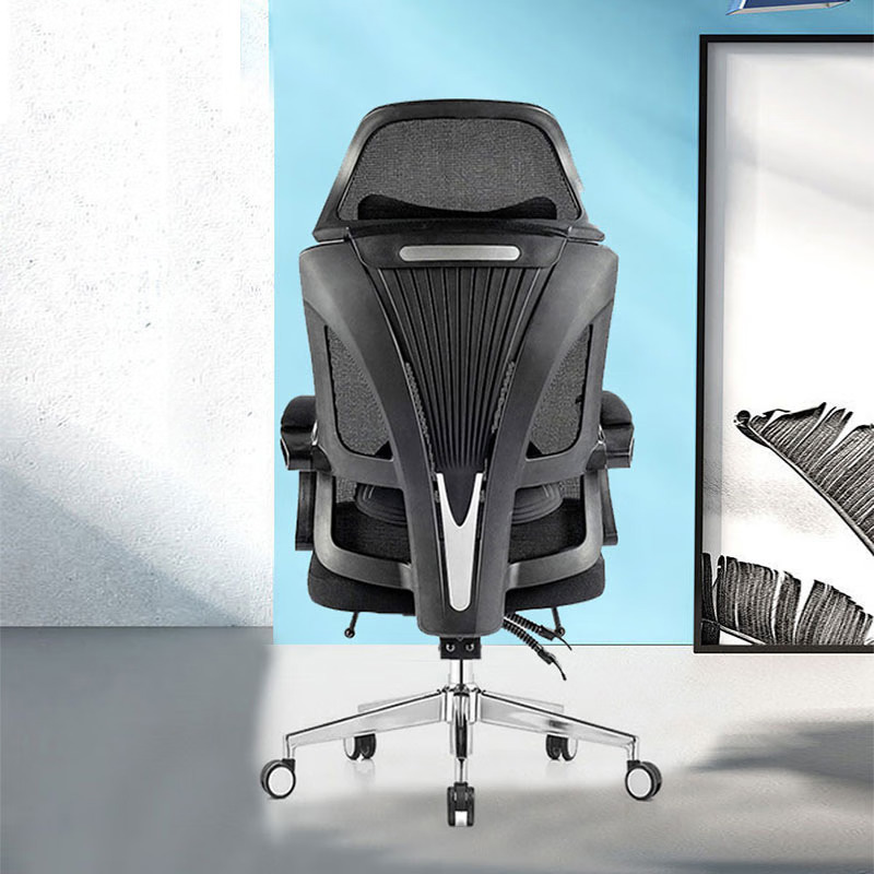 鑫金虎 办公椅网椅带脚踏可躺午休升降椅高清大图