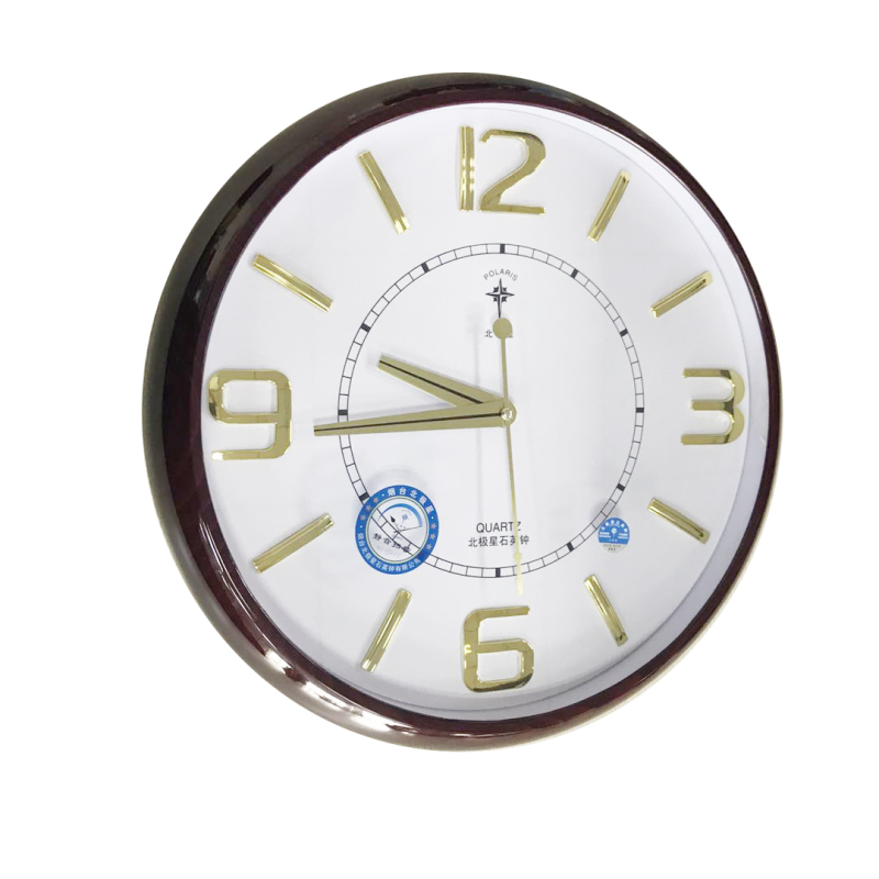 鲁运 quartz-3100 静音挂钟 简约时钟