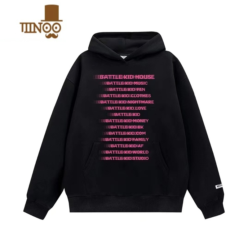 YANXUAHCN(志存高远)美式复古420g字母印花连帽卫衣休闲宽松百搭男女