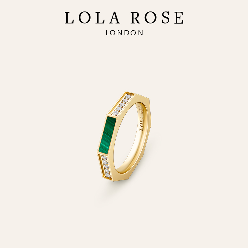 Lola Rose罗拉玫瑰 八边形系列戒指 时尚戒指轻奢