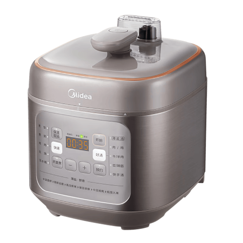 美的(Midea)MY-C555 电压力锅多功能电饭锅煲汤锅5L大容量 ||高清大图