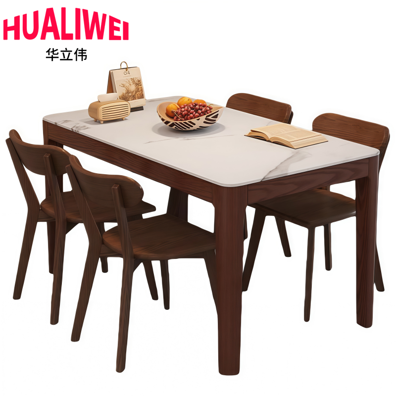 餐桌椅岩板高清大图