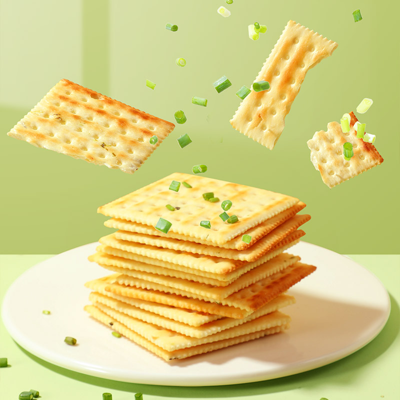 味滋源香葱苏打饼干400g整盒装休闲时光饼干零食早餐代餐高清大图