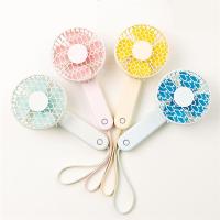 名创优品(miniso) 手持便携式迷你 充电桌面可折叠扇子(绿色)