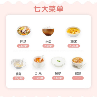 天际DGD16-16ZWG电炖锅隔水白瓷煲汤煮粥神器陶瓷BB养生全自动家用燕窝炖盅一锅三胆