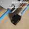 千天(QANTOP)超五类网络模块CAT5免打直通式网线面板模块RJ45水晶头母座电脑网口插座10个QT-MK004