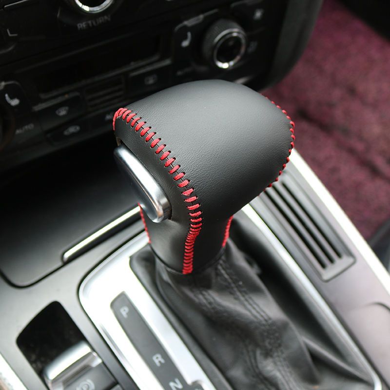 适用于奥迪a6la4lq5lq7la5a7s7真皮档把套排挡套奥迪老款灰色灰色皮