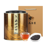 八马茶叶 武夷红茶正山小种 圆罐礼袋装 250克