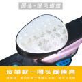 电动车座套防水防晒夏季皮革自行电瓶车坐套通用小型电动车坐垫套_120 圆头（防晒-蝴蝶）前座套