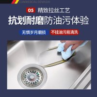 德玛仕商用不锈钢水槽 三星水池 洗菜盆洗碗池消毒池 三池 1800x700x800+150 201不锈钢