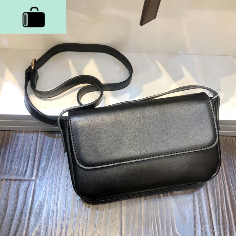 推荐韩版复古小方包简约百搭单肩斜跨小包包轻便质感女包韩版insNEW LAKE女斜挎包图片