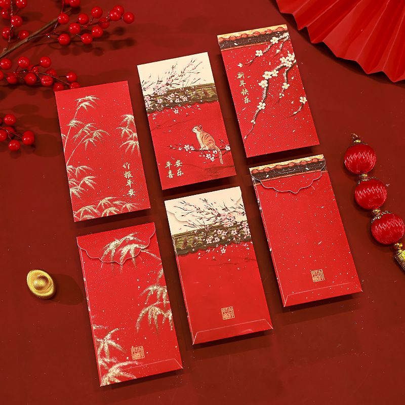 2025中式宫廷风故宫雪红包蛇年创意新年过年压岁钱包袋利是封高清大图