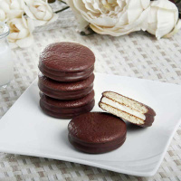 好丽友派巧克力味整盒12枚装零食小吃夹心蛋糕糕点点心单盒甜蜜下午茶休闲代餐