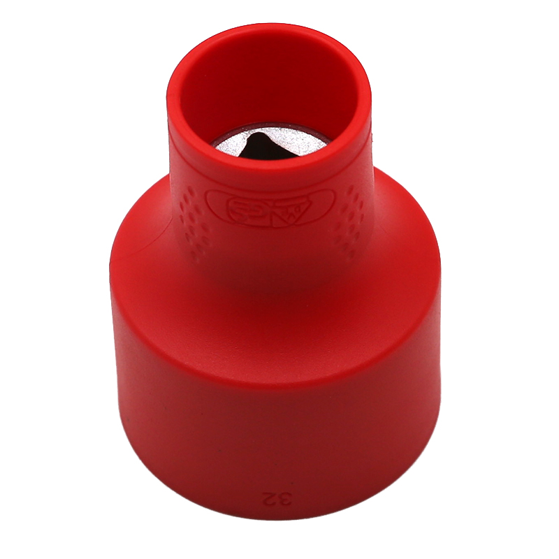 维度(WEDO)IN535 3/8寸绝缘注塑六角套筒 3/8寸(10mm)套筒头 VDE 绝缘耐压1000V 红色 18mm