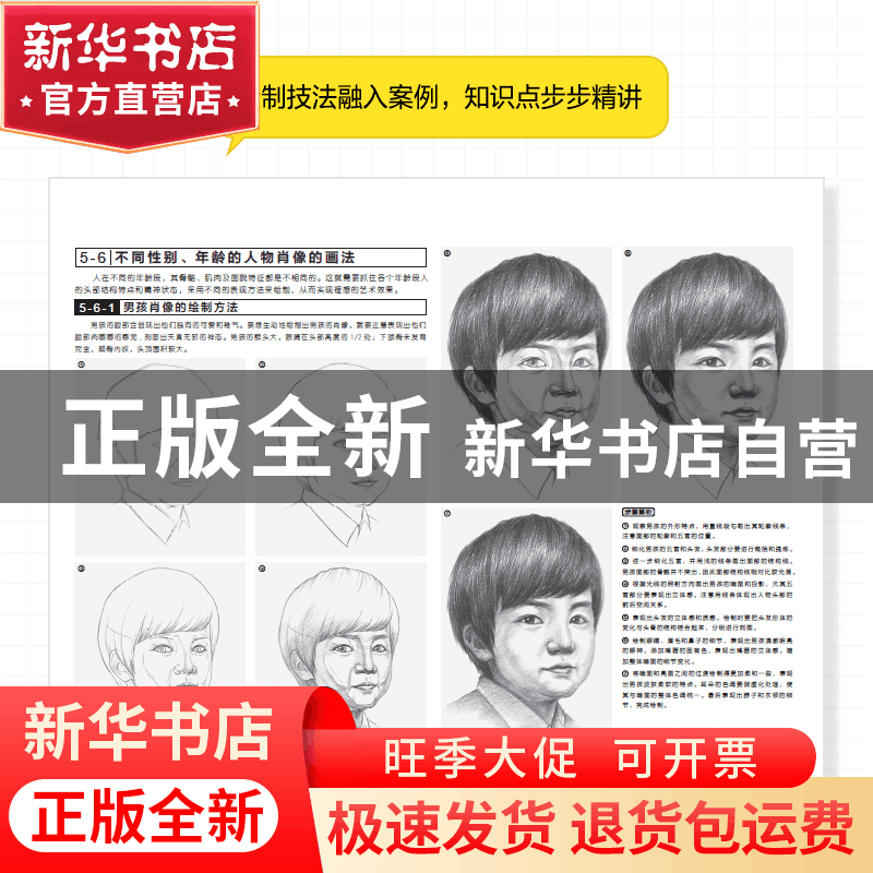 正版 疯狂素描 素描1000例 白旭功 人民邮电出版社 9787115593979图片
