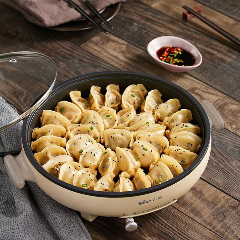 小熊电饼铛薄饼机家用早餐机智能定时调温电煎锅DBC-D10L3高清大图