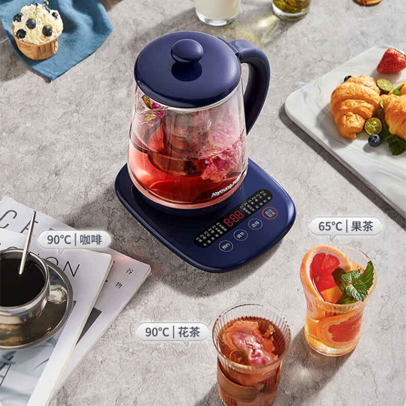 九阳养生壶1.5L高透玻璃智能熬煮K15D-WY202(茶)高清大图