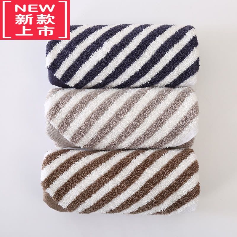 可莉允洗脸 小方巾毛巾家用男士手巾大人男儿童擦脸专用小号3条图片