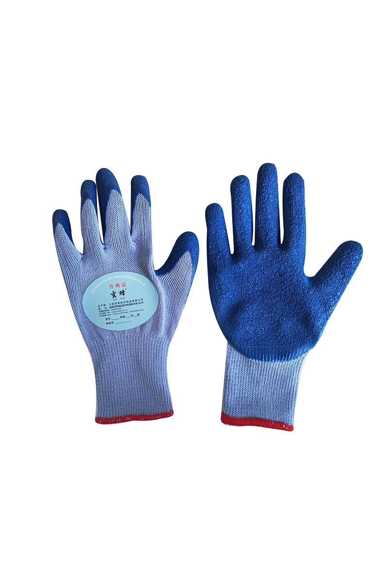 玄蜂 BD3TP322101R2G 浸渍手套 通用均码(计价单位:双)蓝纱蓝胶