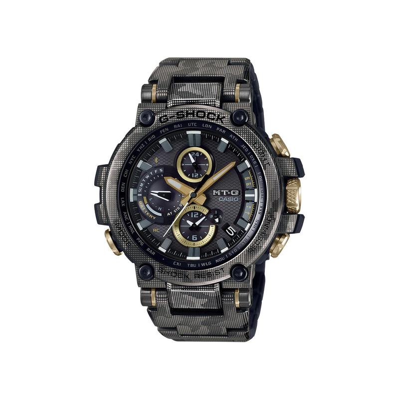 卡西欧G-Shock男士运动手表MTGB1000DCM-1太阳能防水精钢腕表