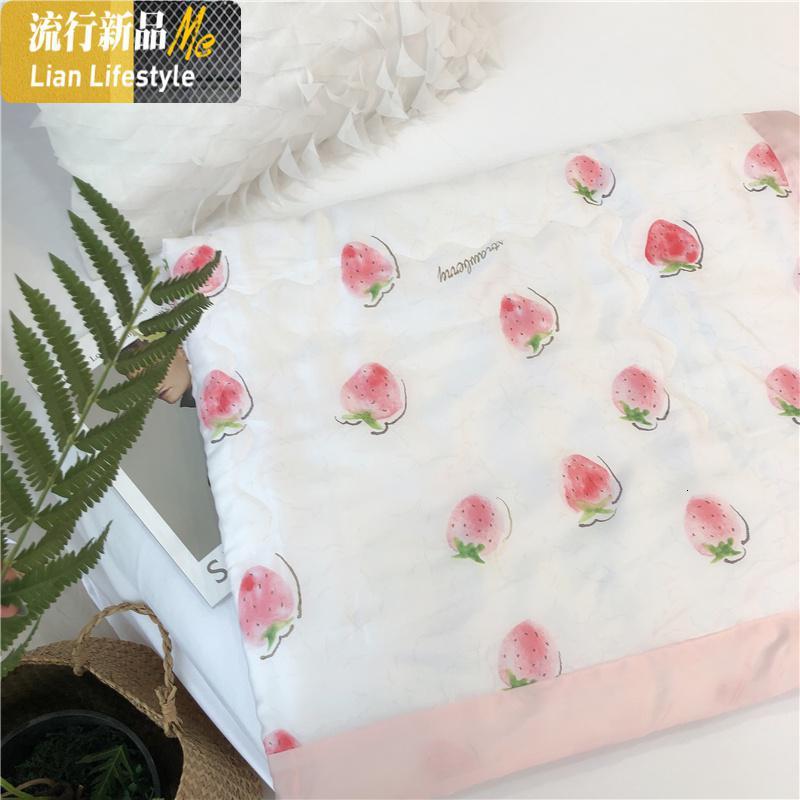 60支天丝儿童卡通夏凉被空调被幼儿园冰丝薄款被子午睡可水洗夏被 三维工匠