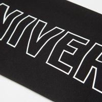 【2件2折价：23.8】美特斯·邦威卫衣男士秋装新款黑白色字母连帽开衫外套青年潮