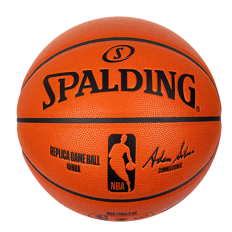 斯伯丁SPALDING篮球通用篮球76-347PU材质7号标准篮球2018 NBA总决赛比赛用球复刻版篮球