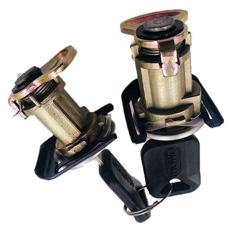 元诚 汽车重汽豪沃ZZ1167车门锁芯总成门锁芯(一对装)汽修维修配件军车器材零件配件高清大图