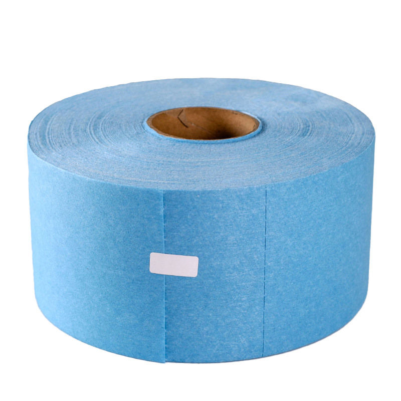 汇继 吸油无纺布擦拭纸无尘布(蓝/白色) 20*30cm 500张 卷高清大图