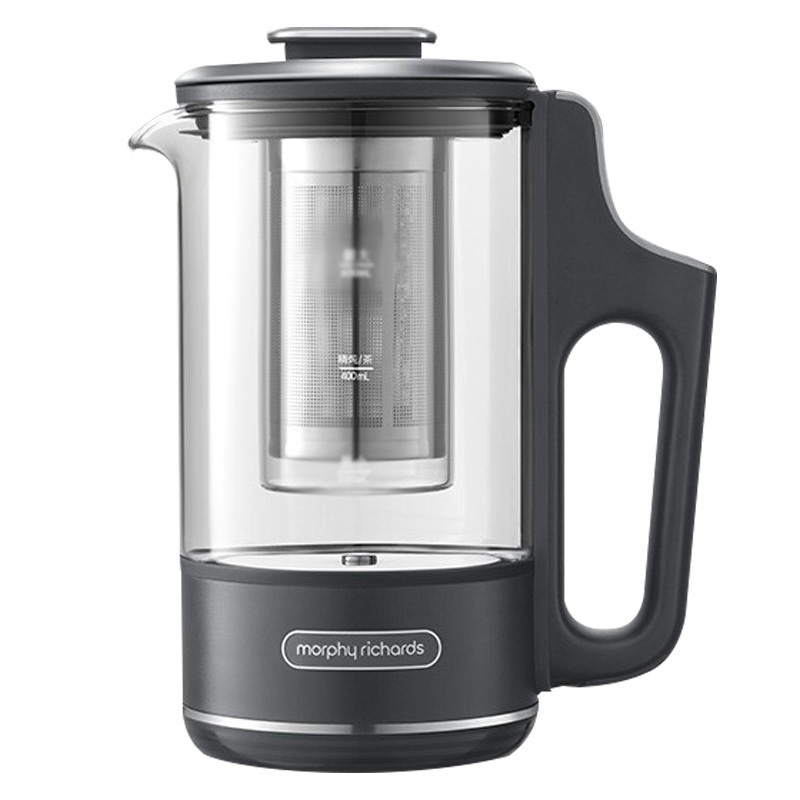 摩飞养生壶0.6L便携迷你煮茶壶一体式热水壶深空灰MR6086