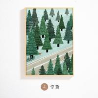 蘑菇说 北厅装饰画约沙发背景墙挂画餐厅风景墙壁画玄关24节气
