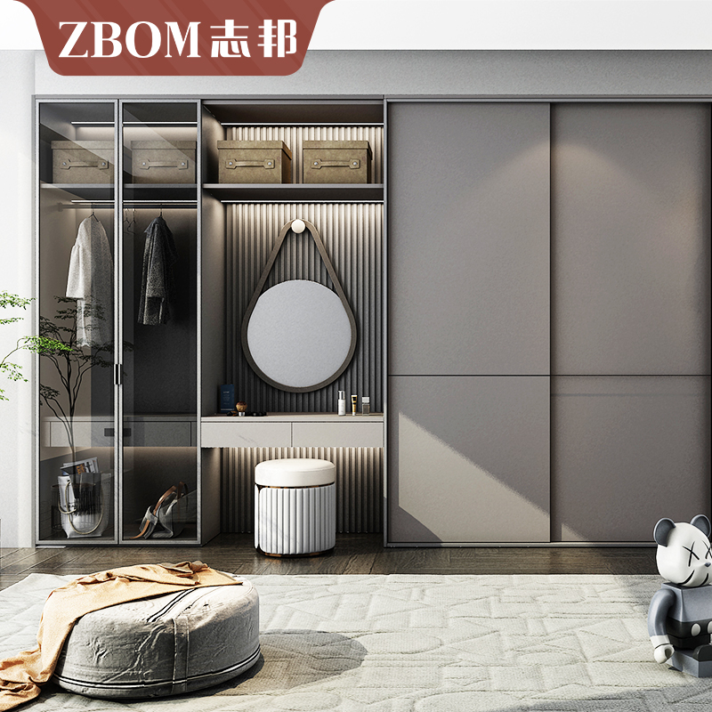 志邦全屋定制整体衣柜定做定制家具卧室储物柜衣帽间现代简约 8.