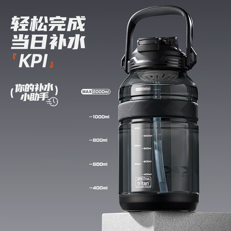 TKK攀峰大容量壶TKK1026-2000ml 绿色高清大图